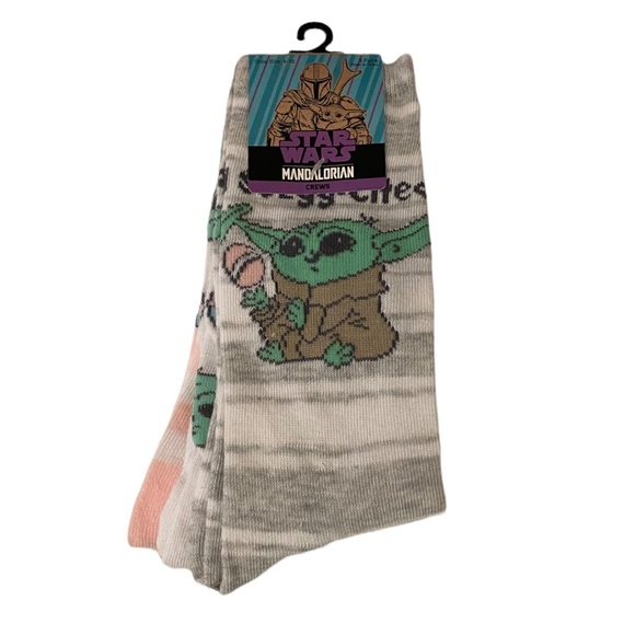 Disney Accessories - Star Wars Mandalorian 3 pairs crews socks